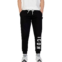 Black Cotton Joggers (Workout Pants)