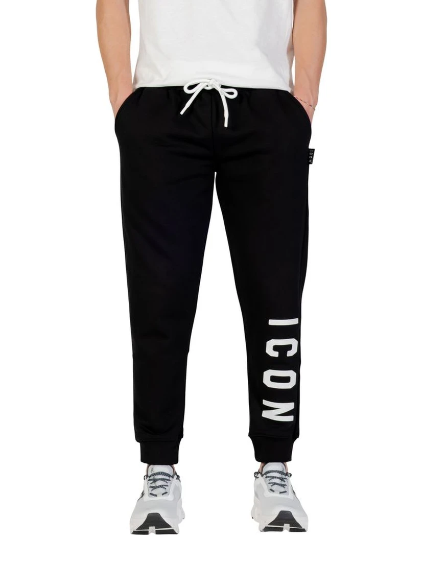 Black Cotton Joggers (Workout Pants)