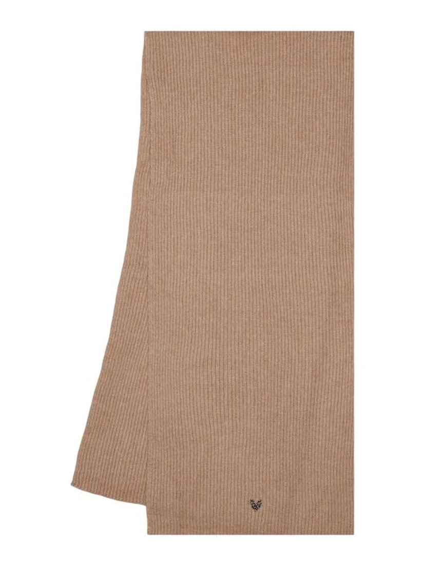 Beige Recycled Polyester Scarf