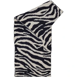 Blue Recycled Polyester Scarf