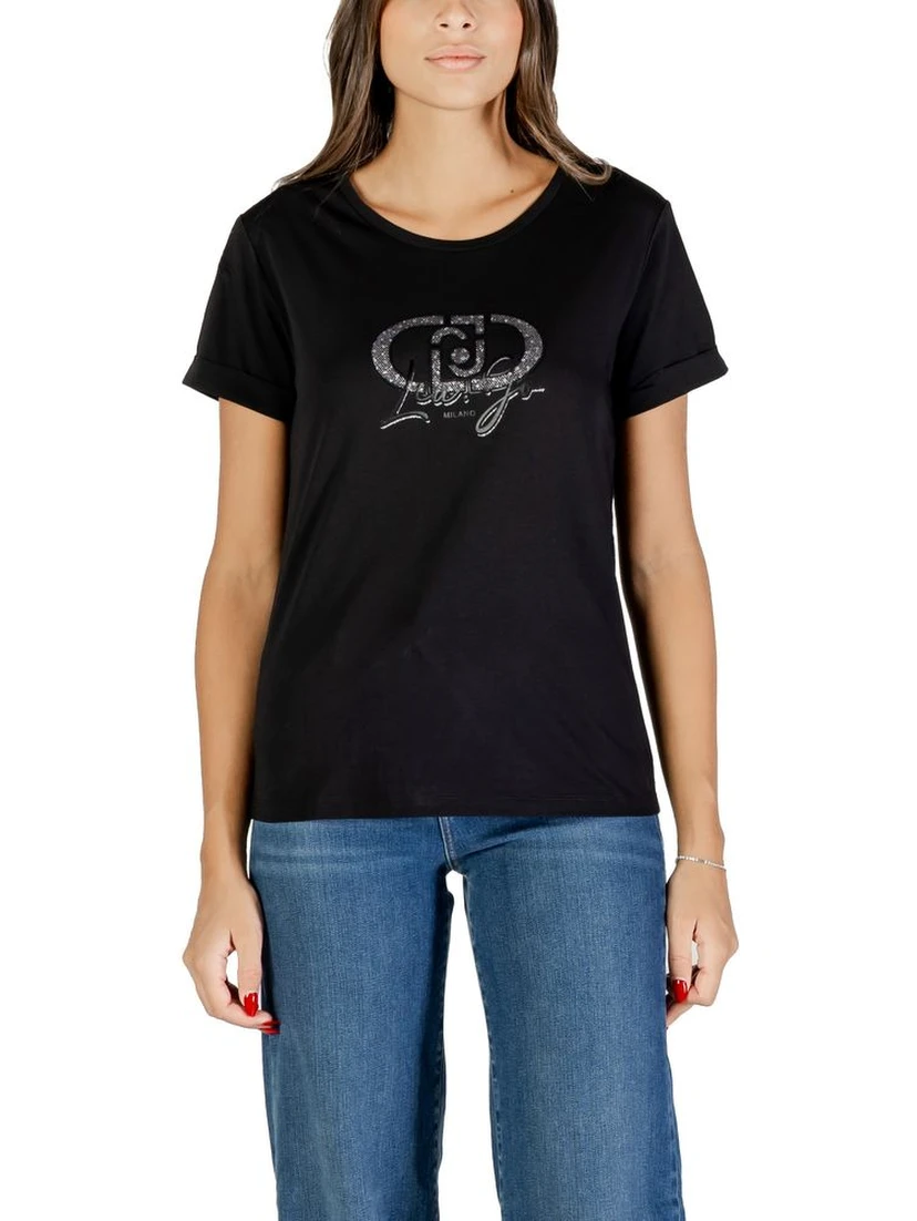 Black Cotton T-Shirt