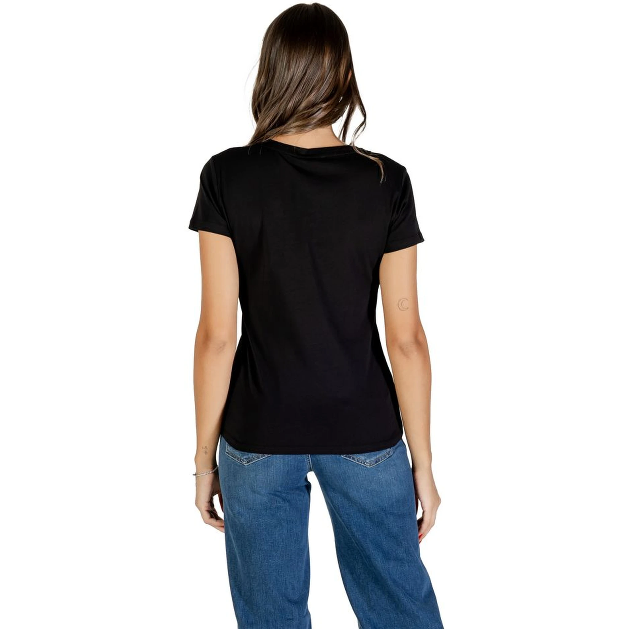 Black Cotton T-Shirt