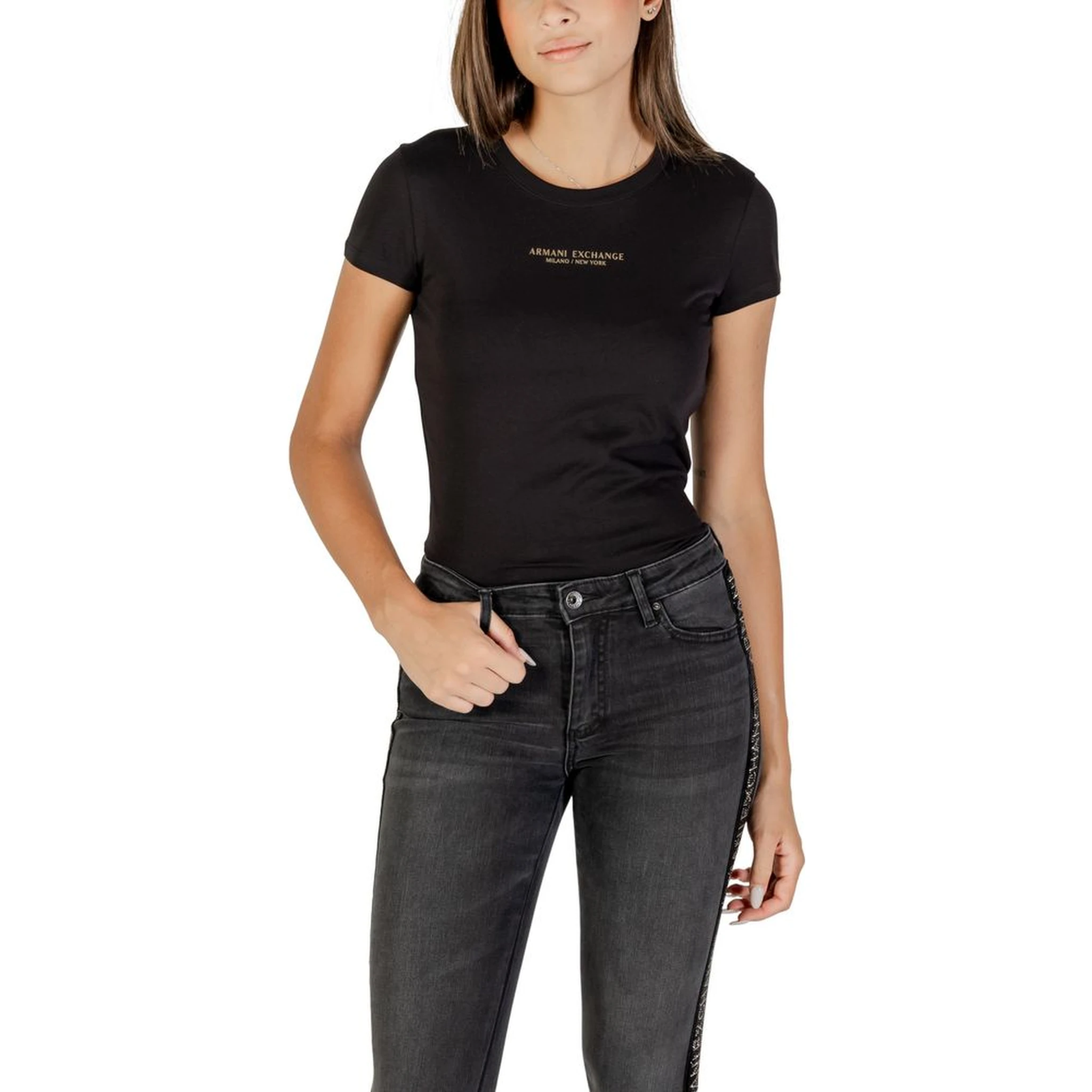 Bicolor Cotton T-Shirt