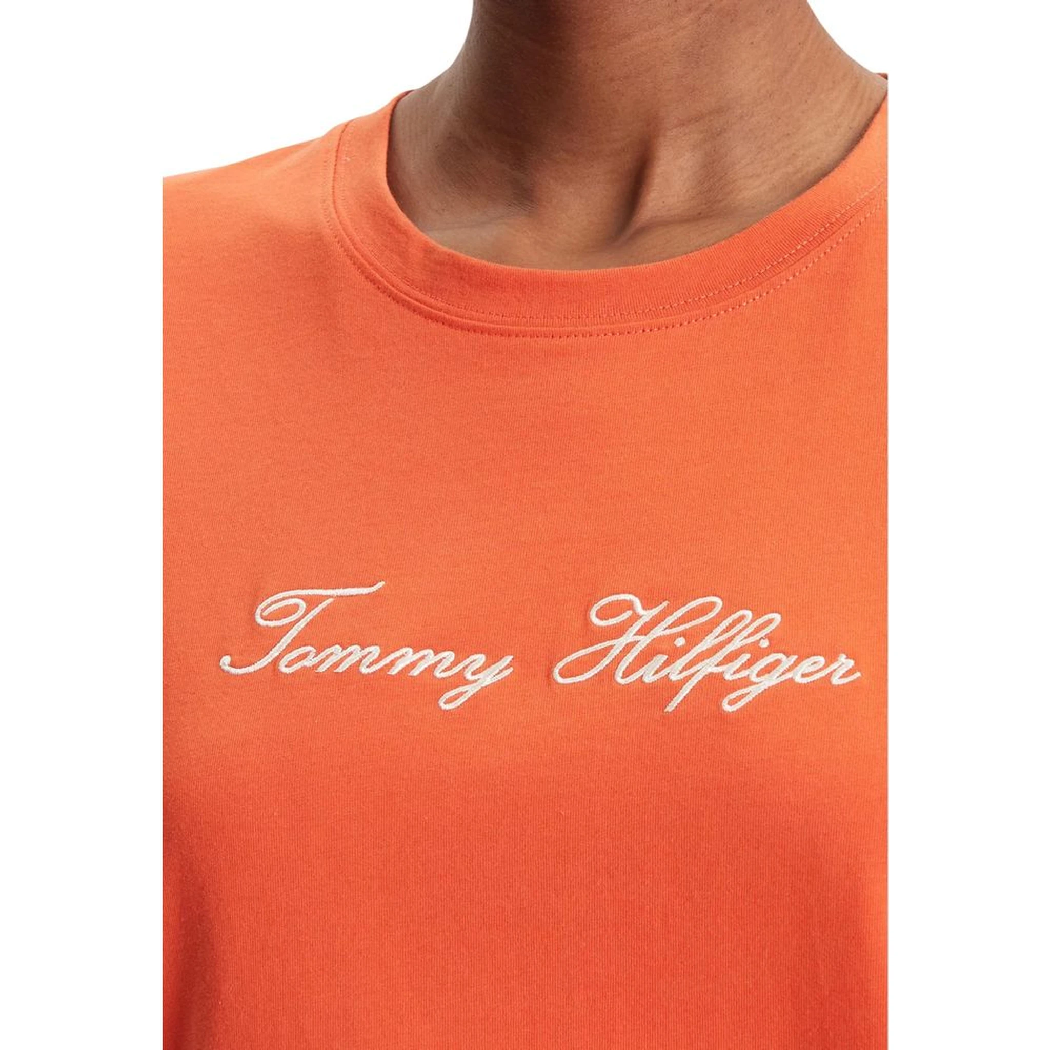 Orange Recycled Cotton T-Shirt