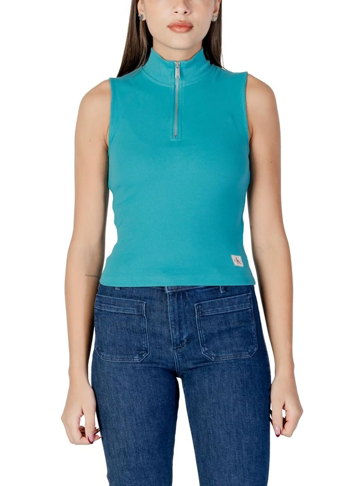 Turquoise Cotton Top