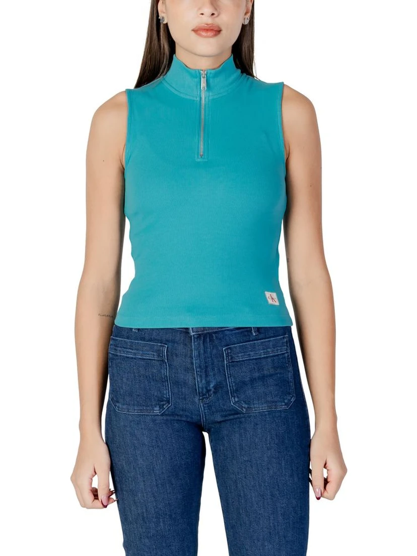 Turquoise Cotton Top
