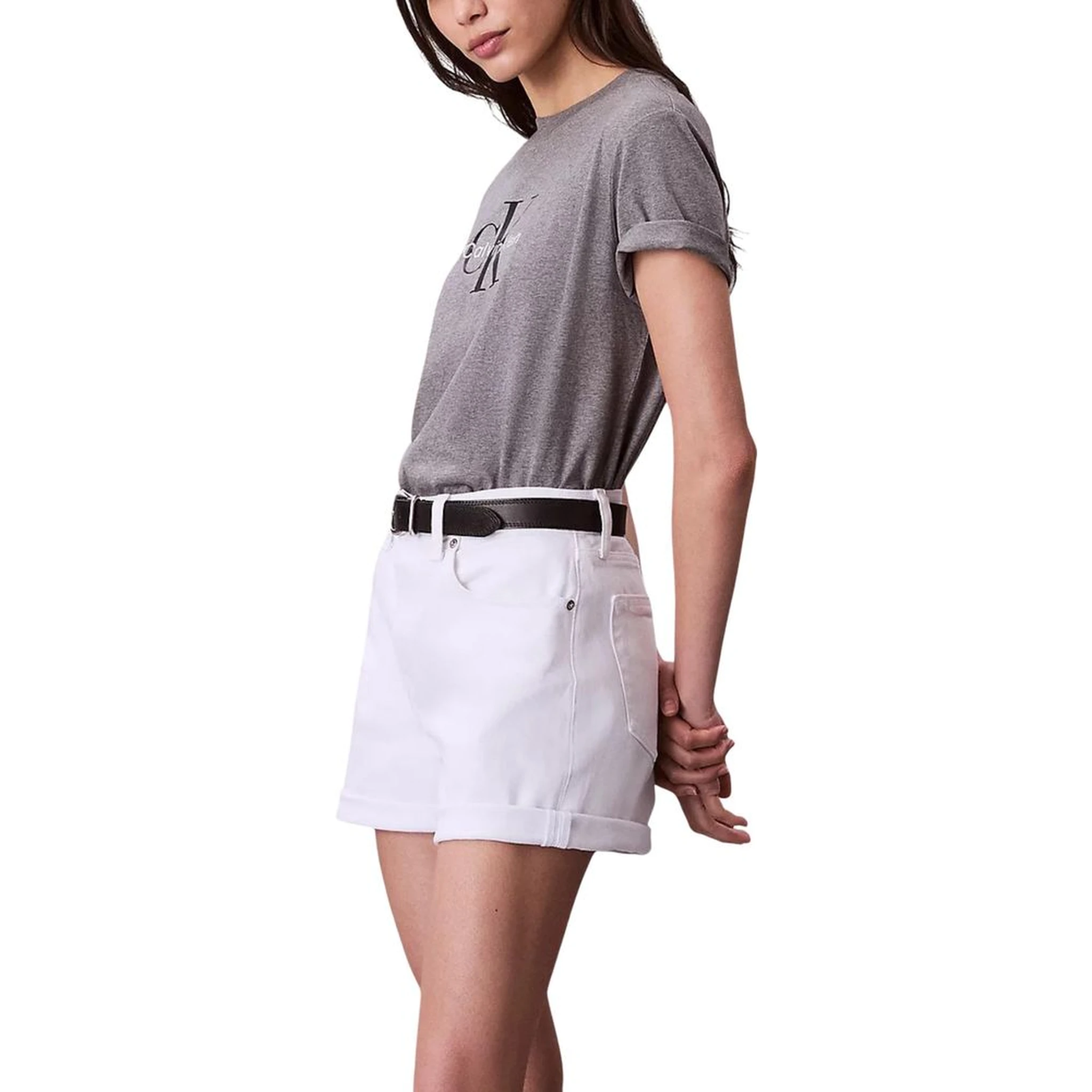 Gray Cotton T-Shirt