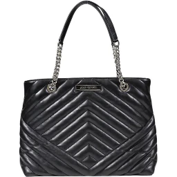 Black Polyester Handbag