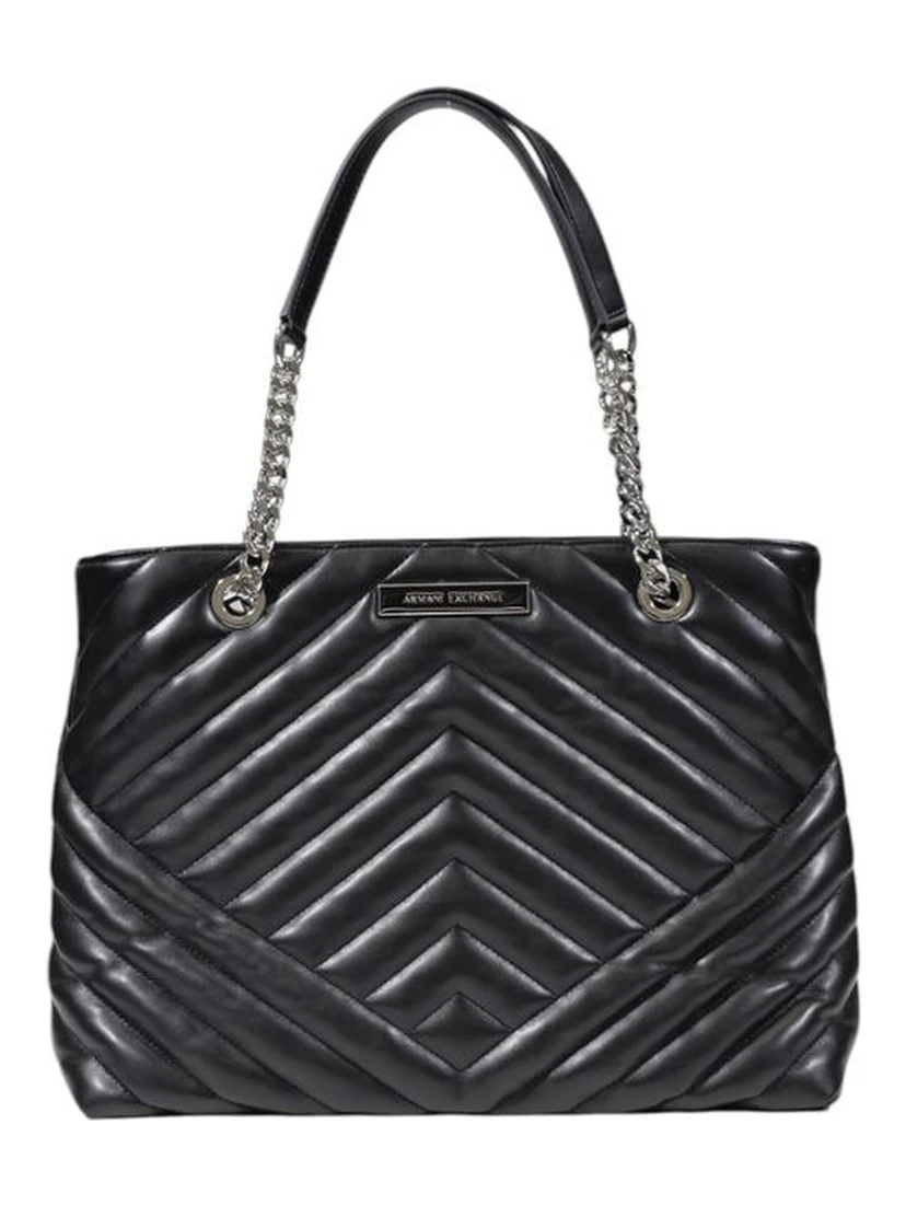 Black Polyester Handbag