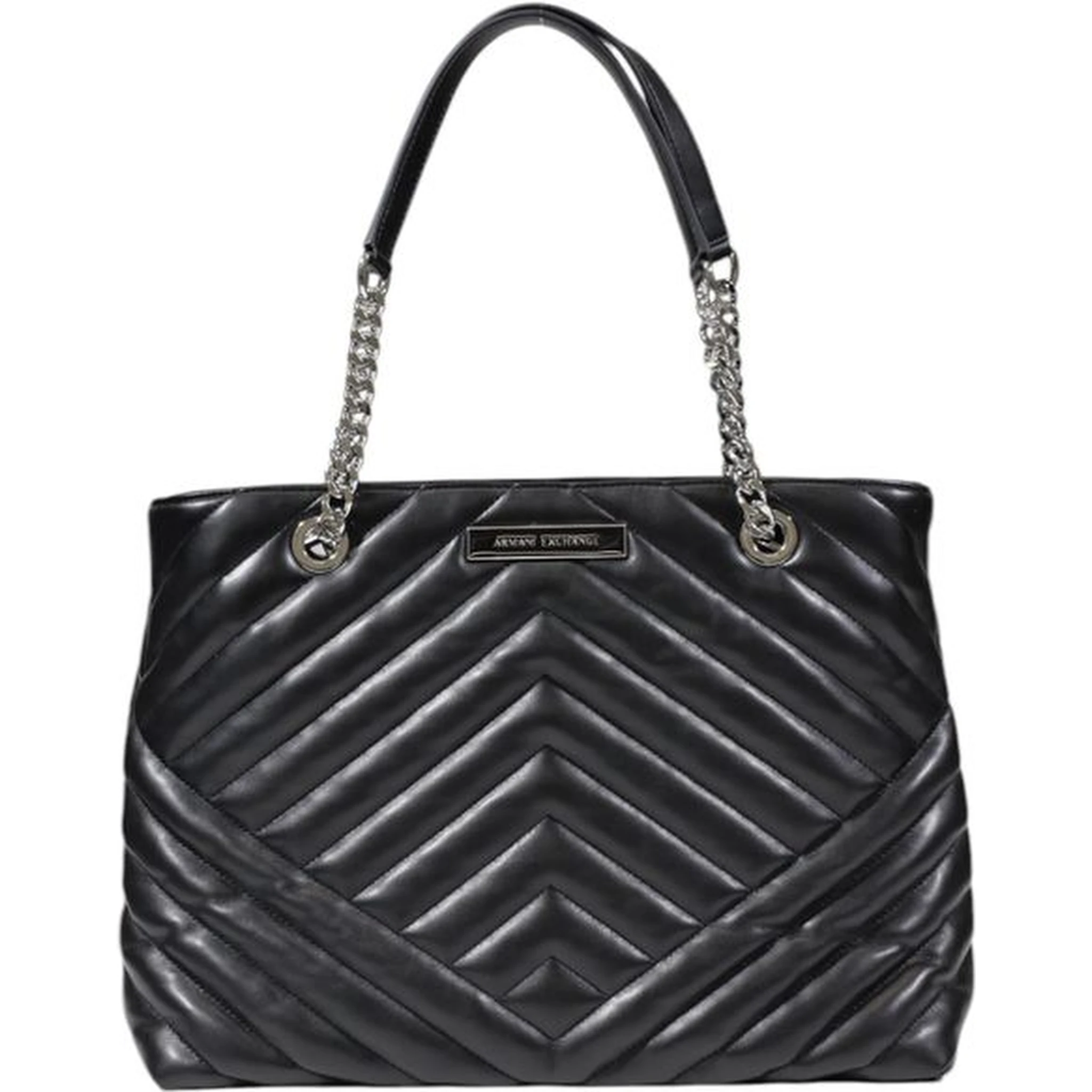 Black Polyester Handbag