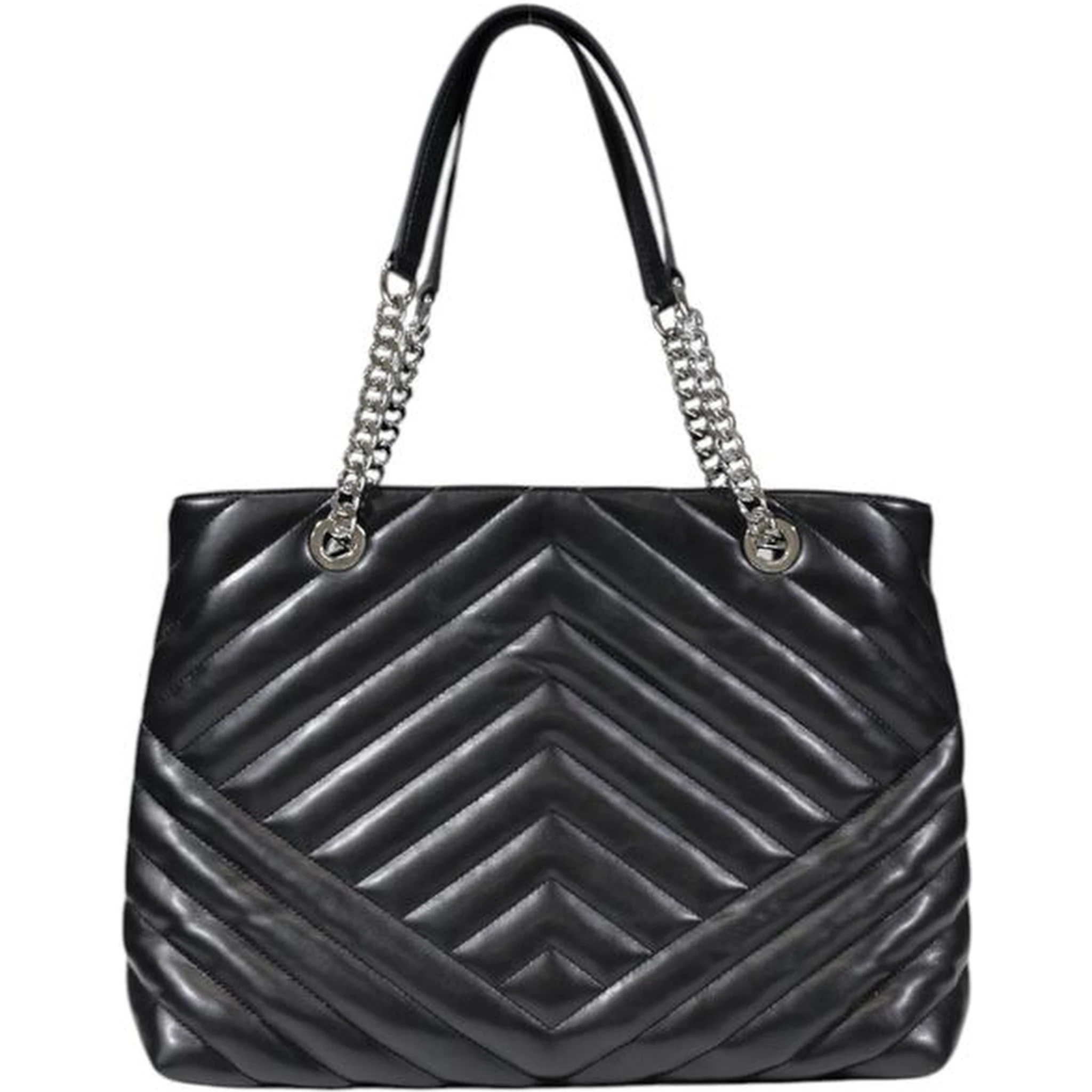 Black Polyester Handbag