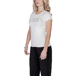 Cream Cotton T-Shirt