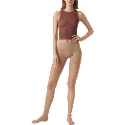 Beige Polyamide Shorts