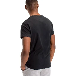 تيشيرت قطني أسود