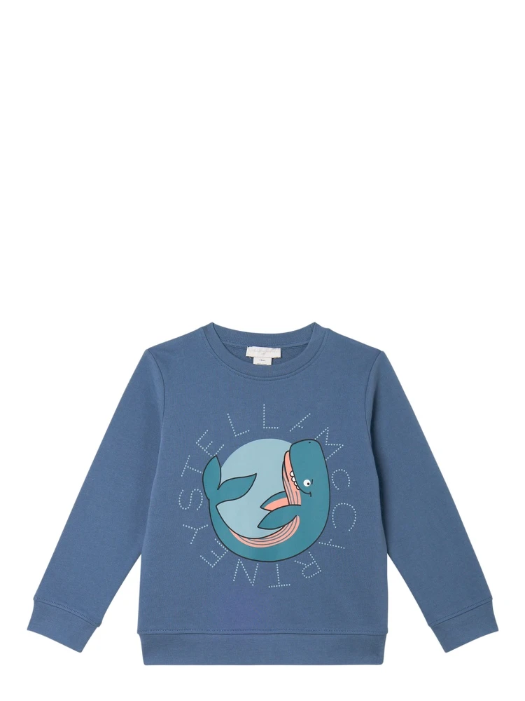 SWEATSHIRT WITH "WHALE" LOGO