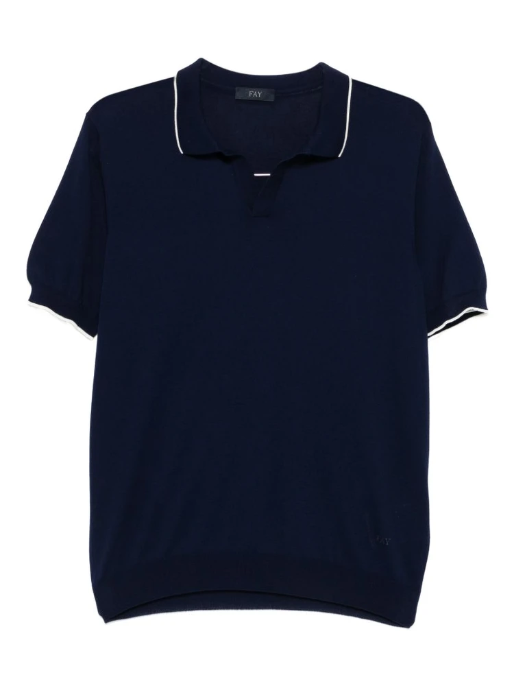 Fay T-shirts and Polos Blue