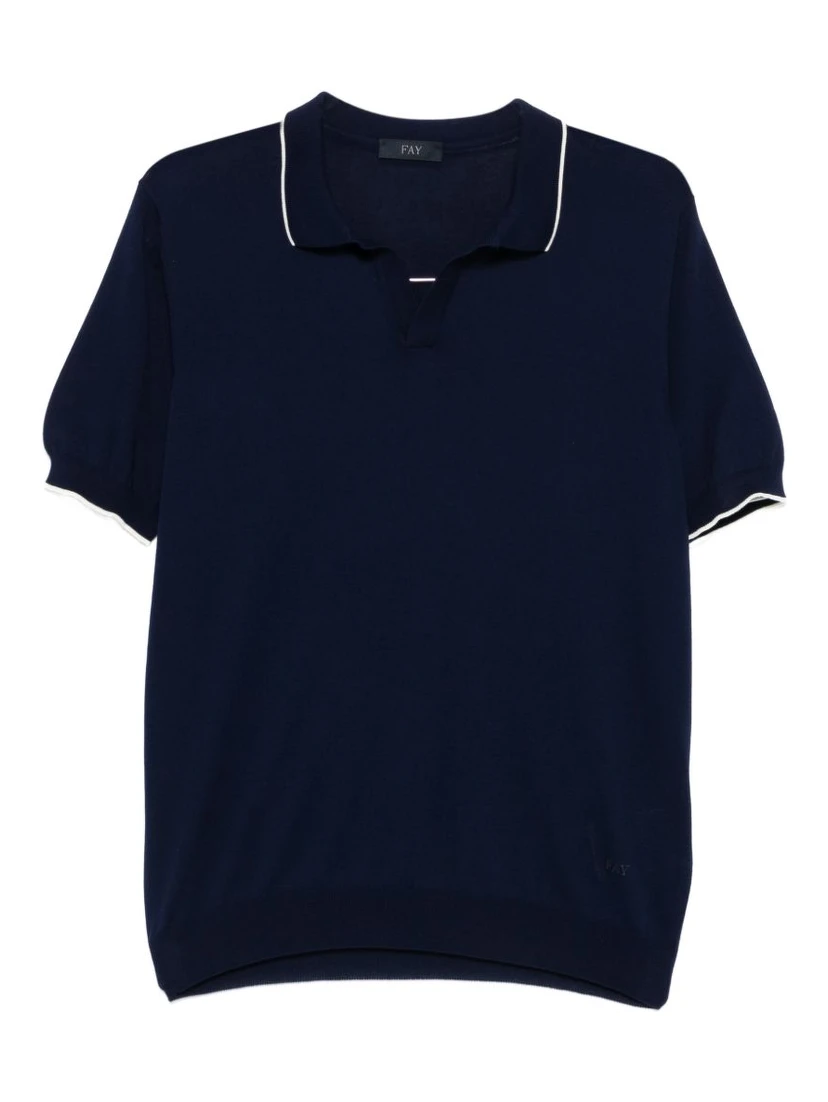 Fay T-shirts and Polos Blue