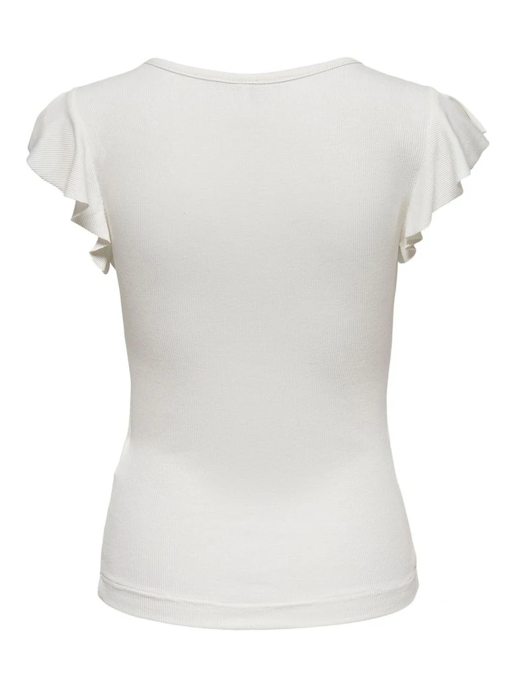 Cream Viscose T-Shirt alternative