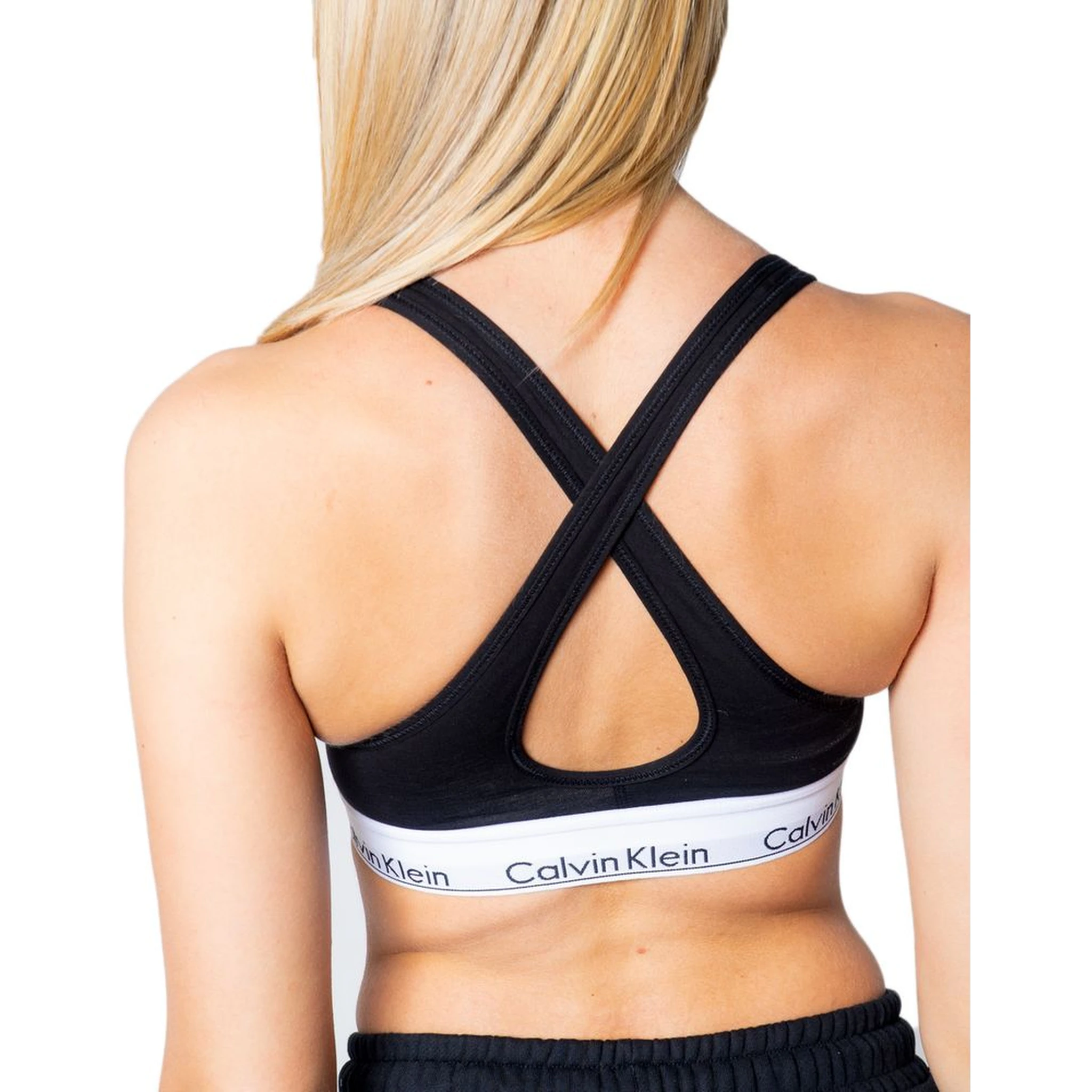 Black Polyester Bra