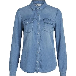 Light Blue Cotton Blouse