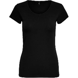 Black Cotton T-Shirt