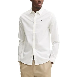 White Cotton Dress Shirt
