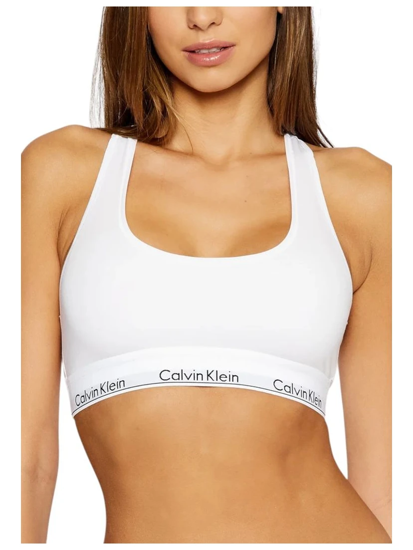 White Cotton Bra