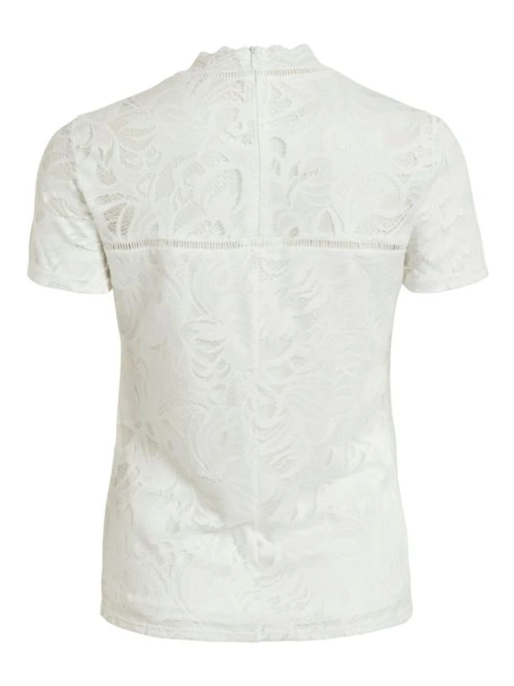 Cream Polyamide T-Shirt alternative