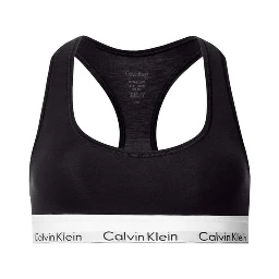 Black Cotton Bra