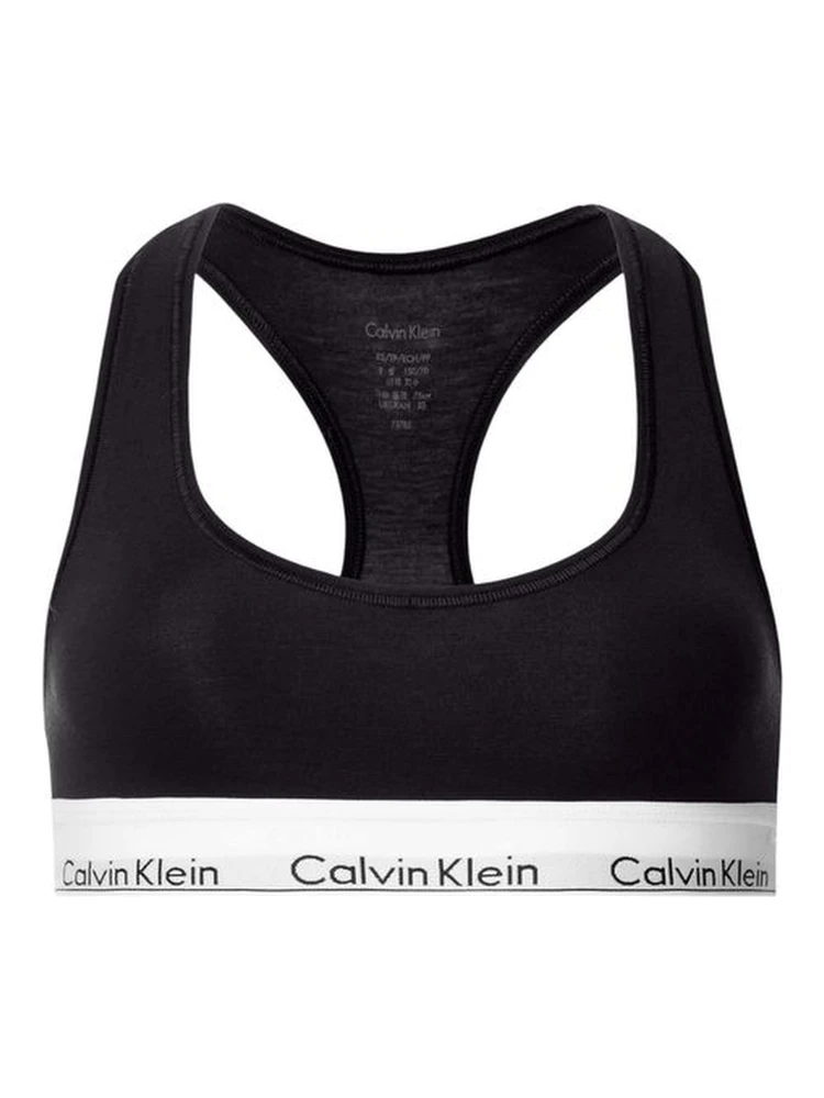 Black Cotton Bra