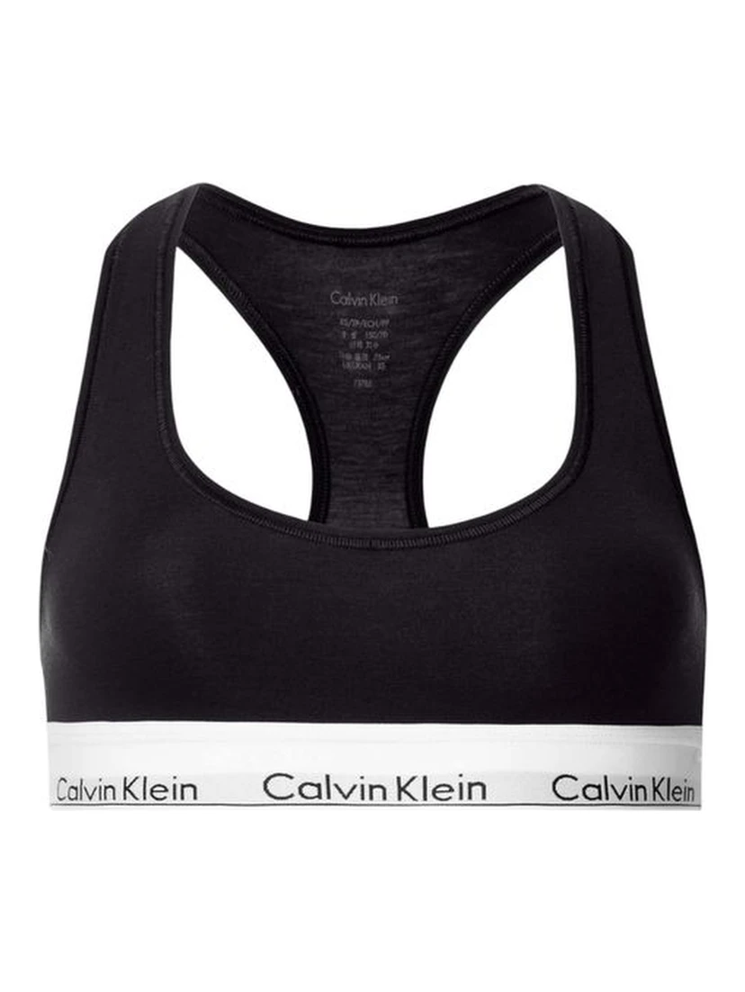 Black Cotton Bra