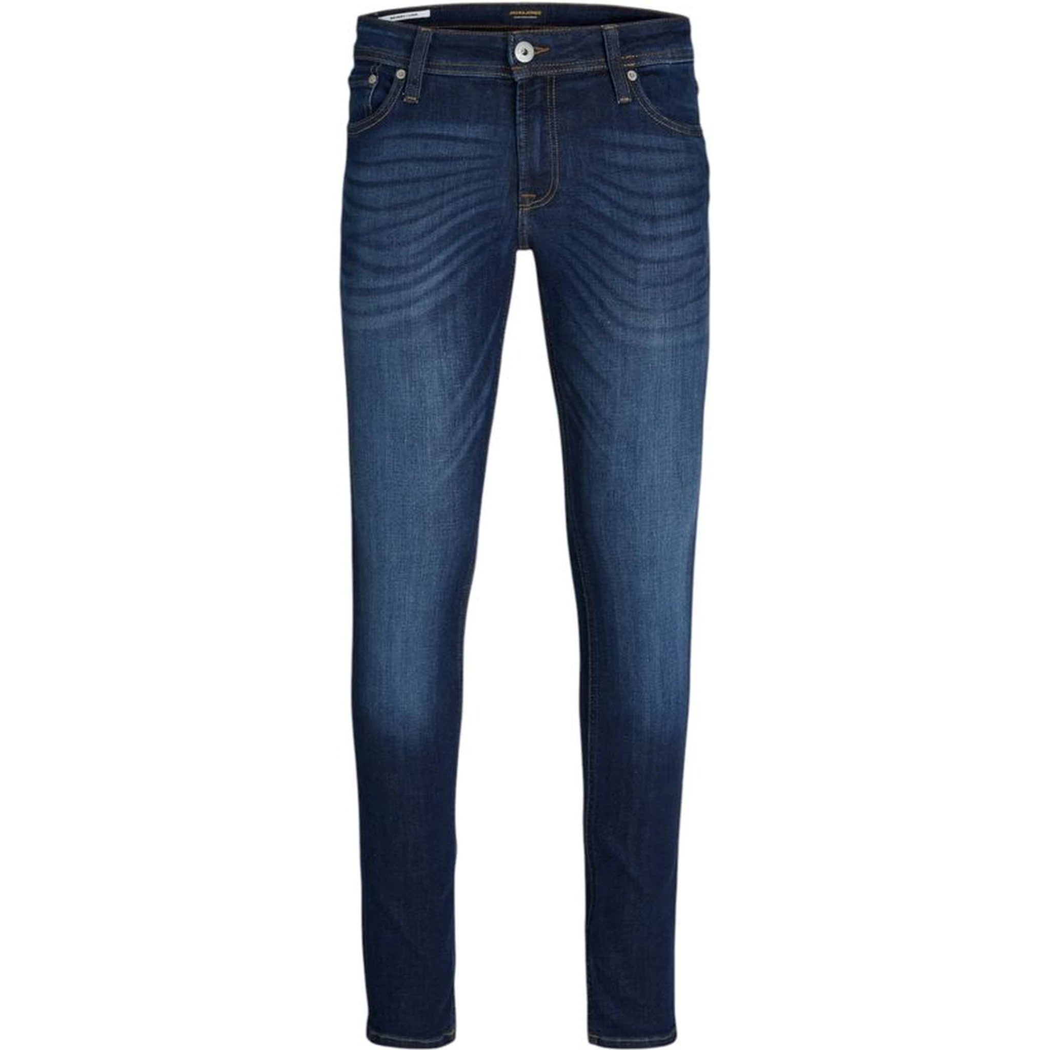 Blue Cotton Skinny Jeans