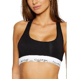 Black Cotton Bra