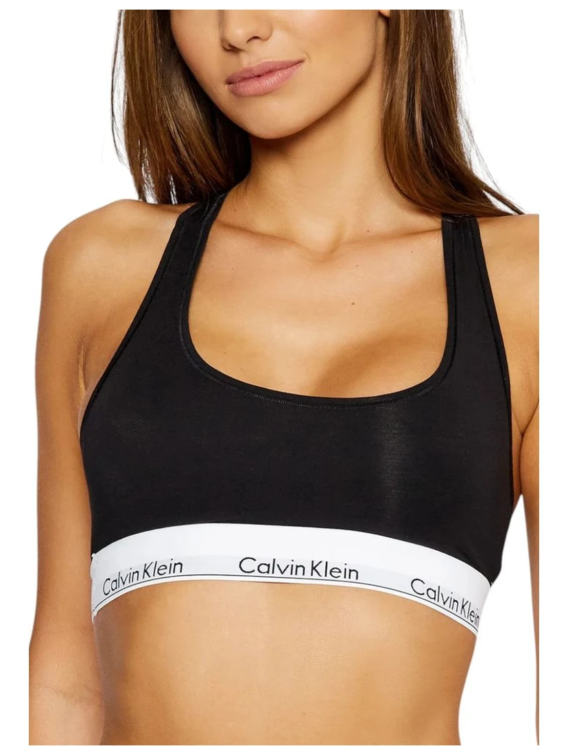 Black Cotton Bra