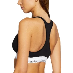 Black Cotton Bra