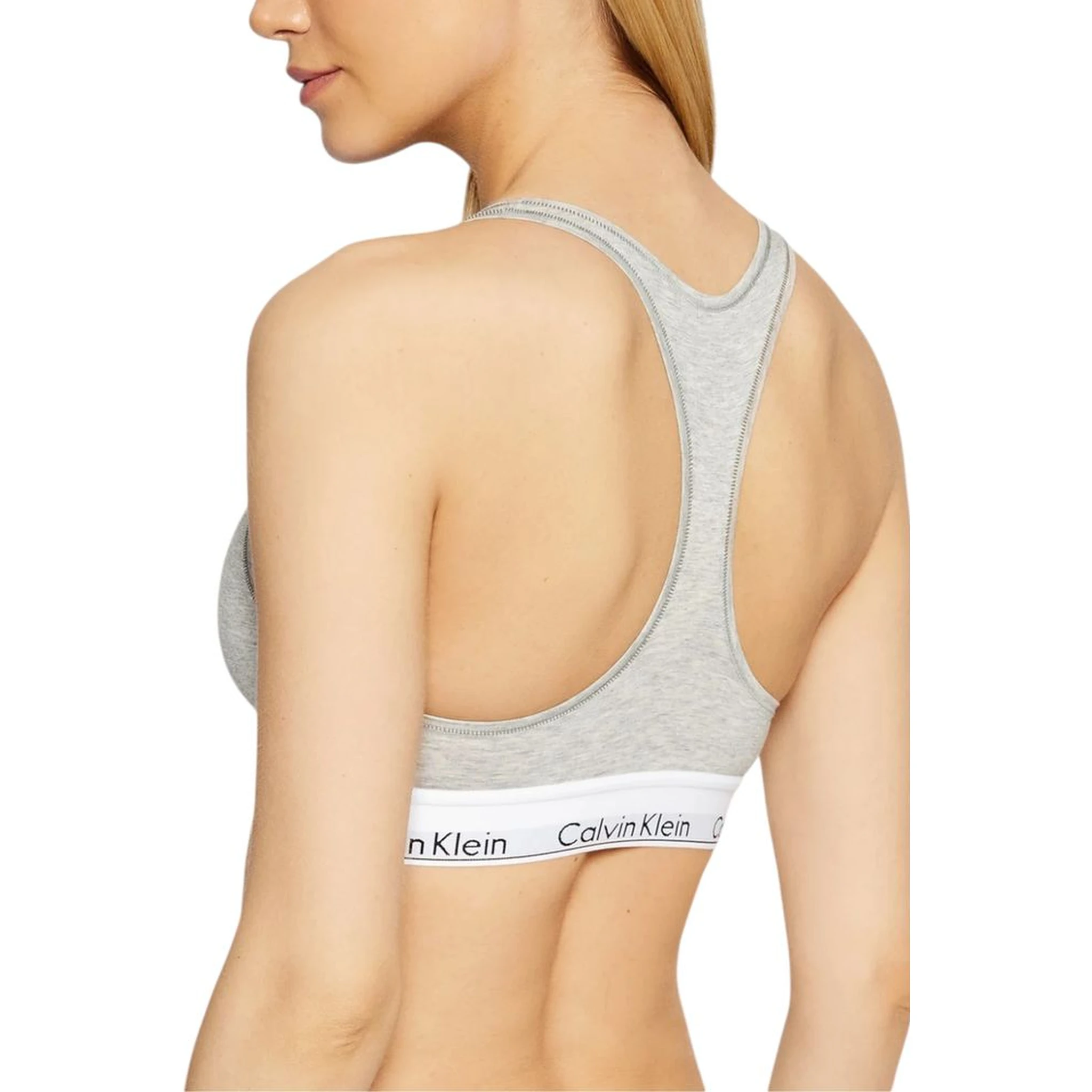 Gray Cotton Bra