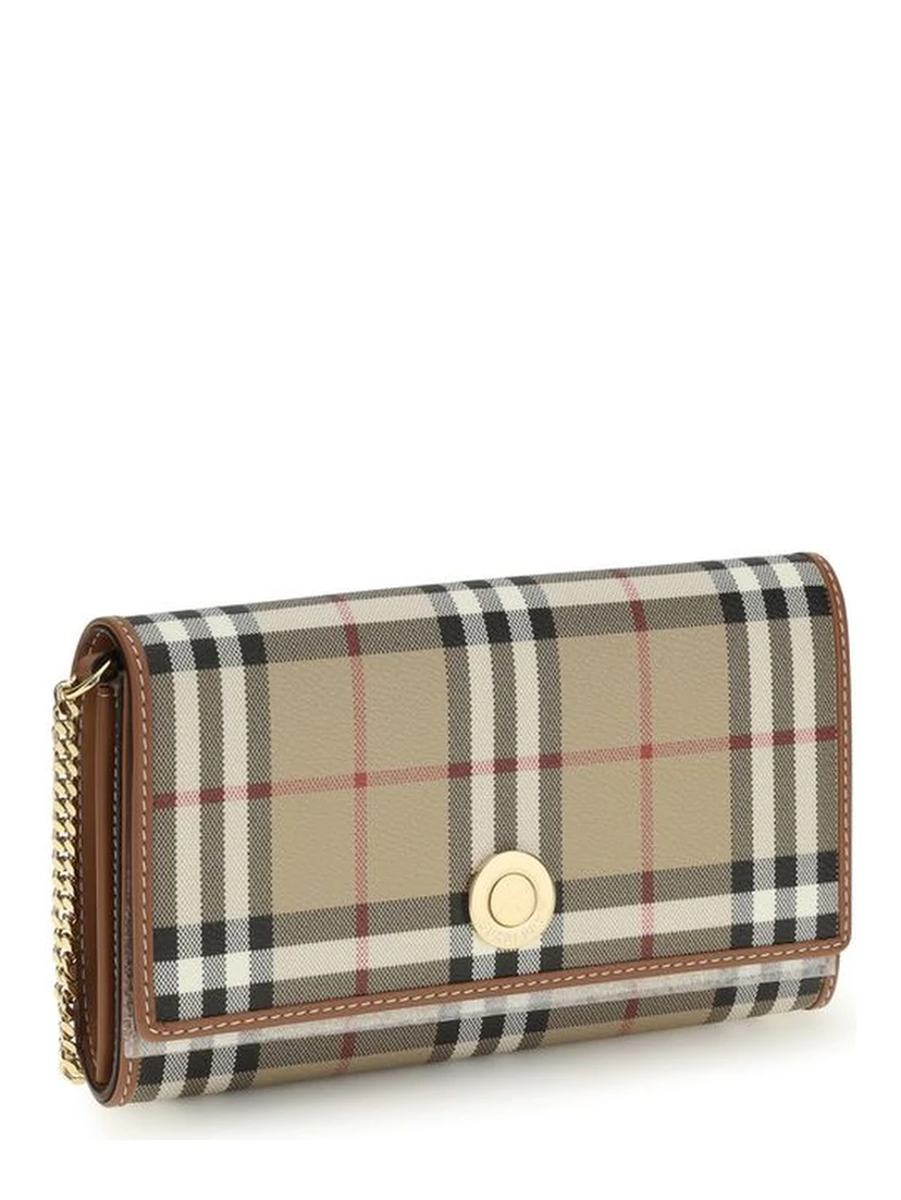 Beige Polyethylene Clutch Bag