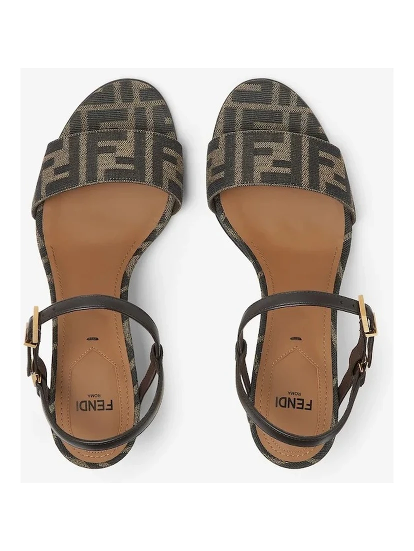 "Delfina" heeled sandals