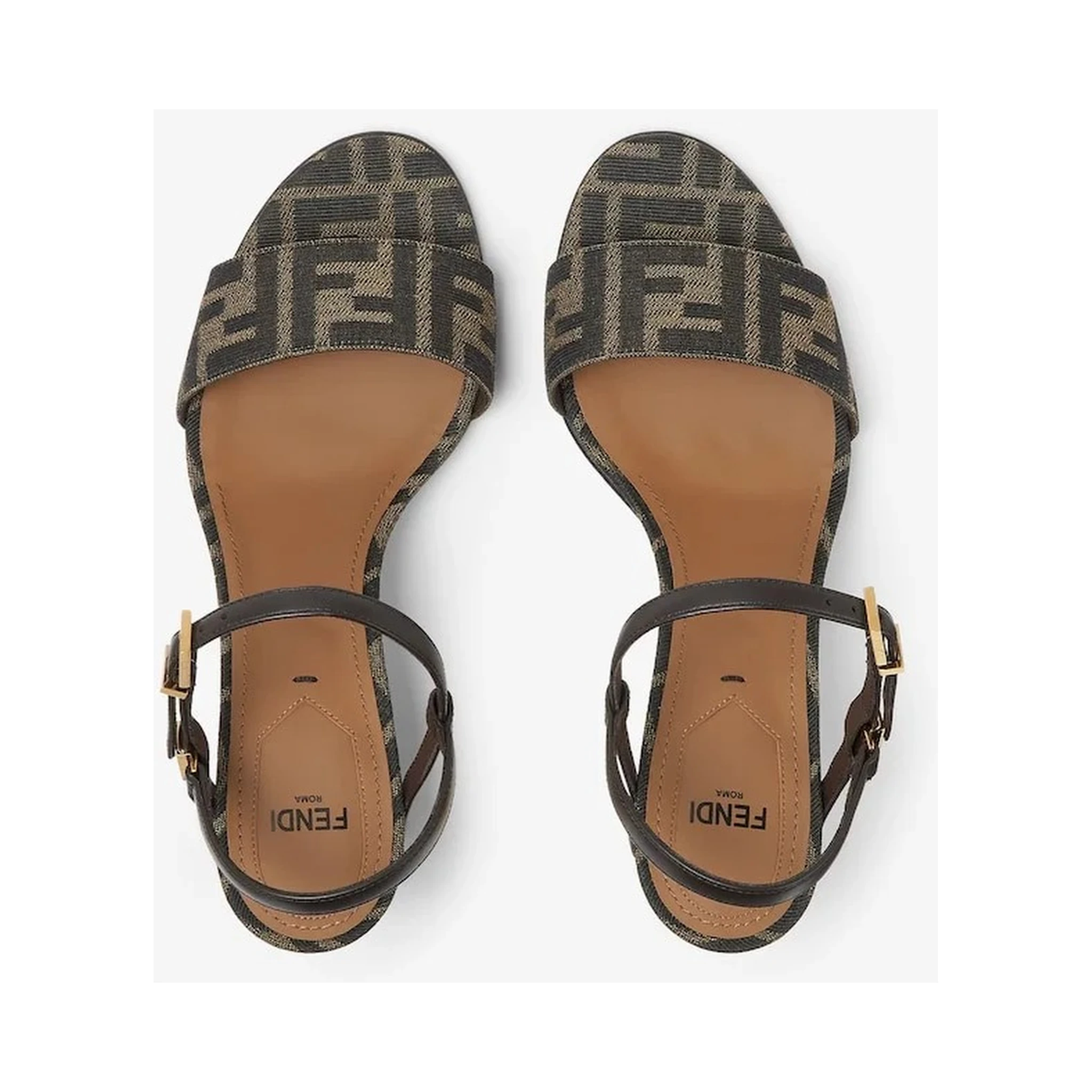 "Delfina" heeled sandals