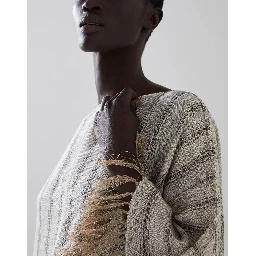 Black Linen Poncho