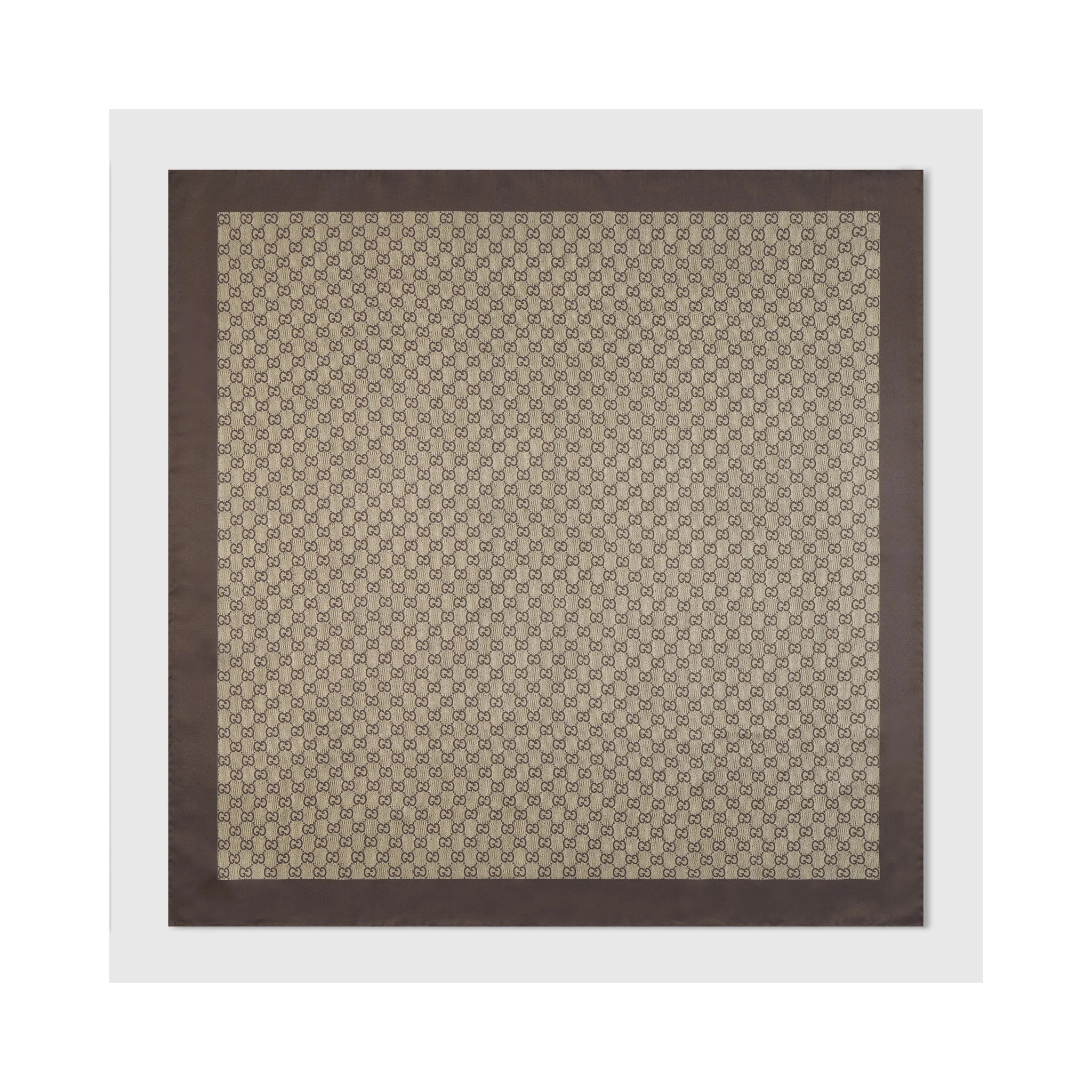 Silk GG scarf