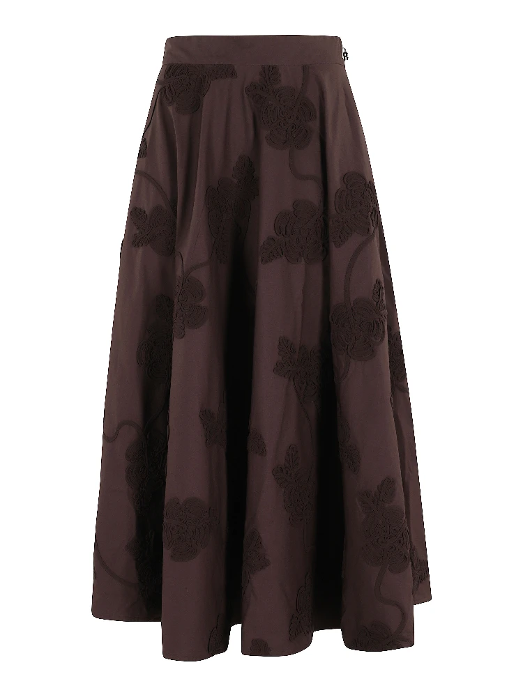 FLOWER MAXI SKIRT