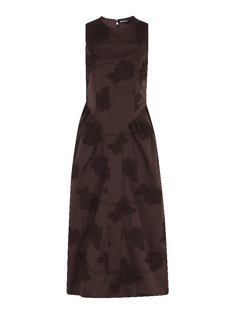 FLOWER MIDI DRESS