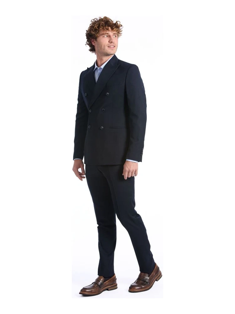 Blue Wool Two-Piece Suit alternative