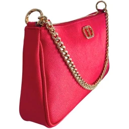 Red PU Women Crossbody Bag