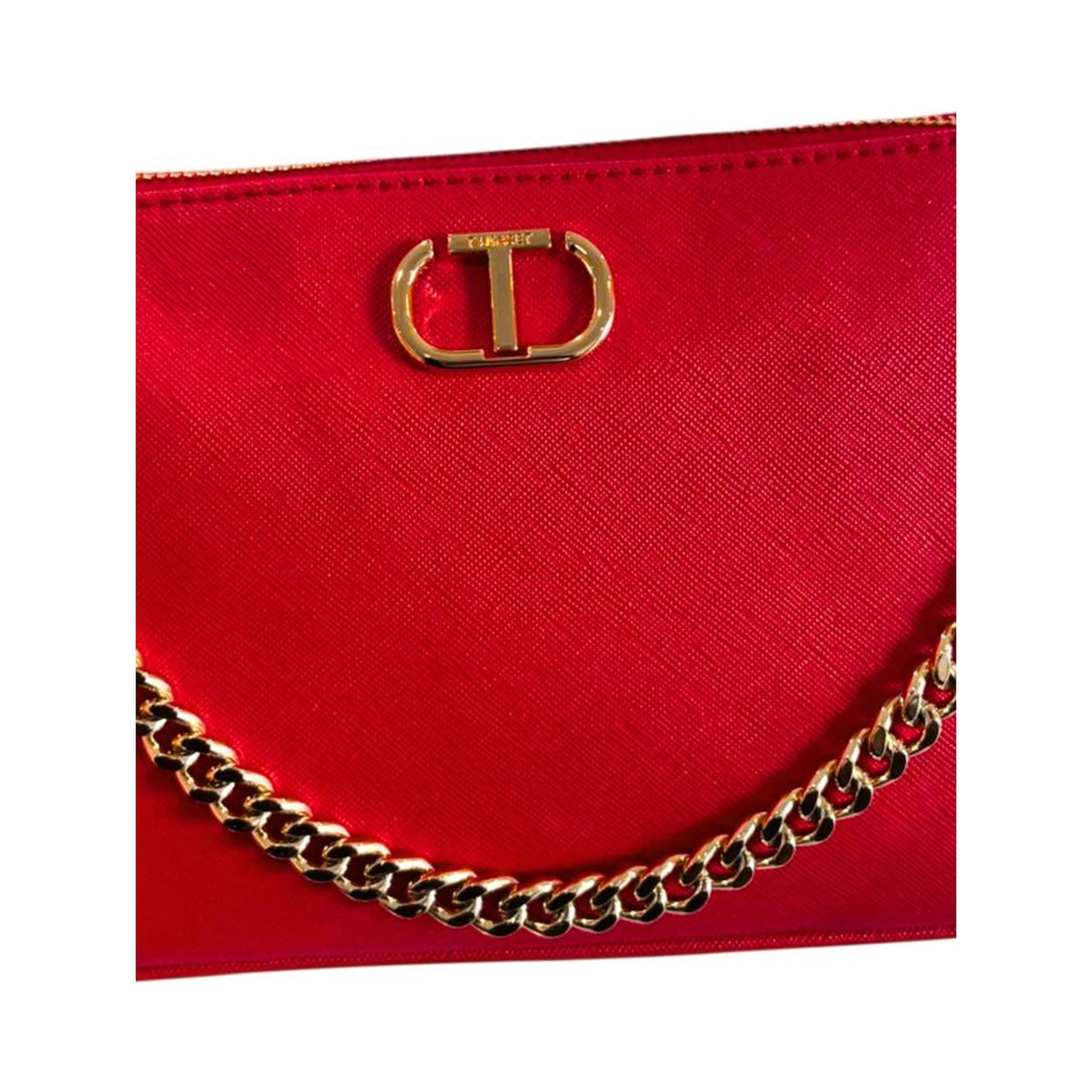 Red PU Women Crossbody Bag