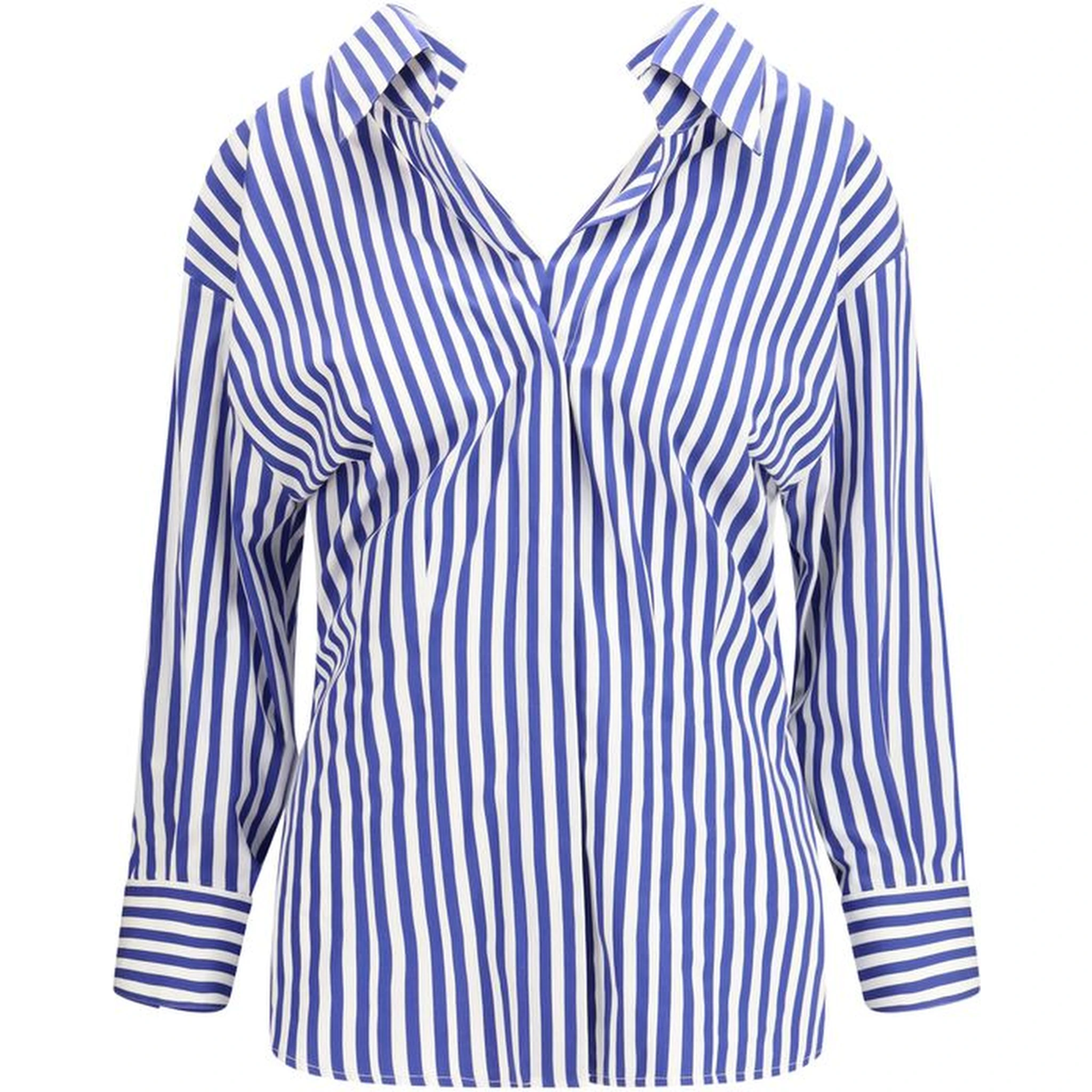 Blue Cotton Pattern Shirt