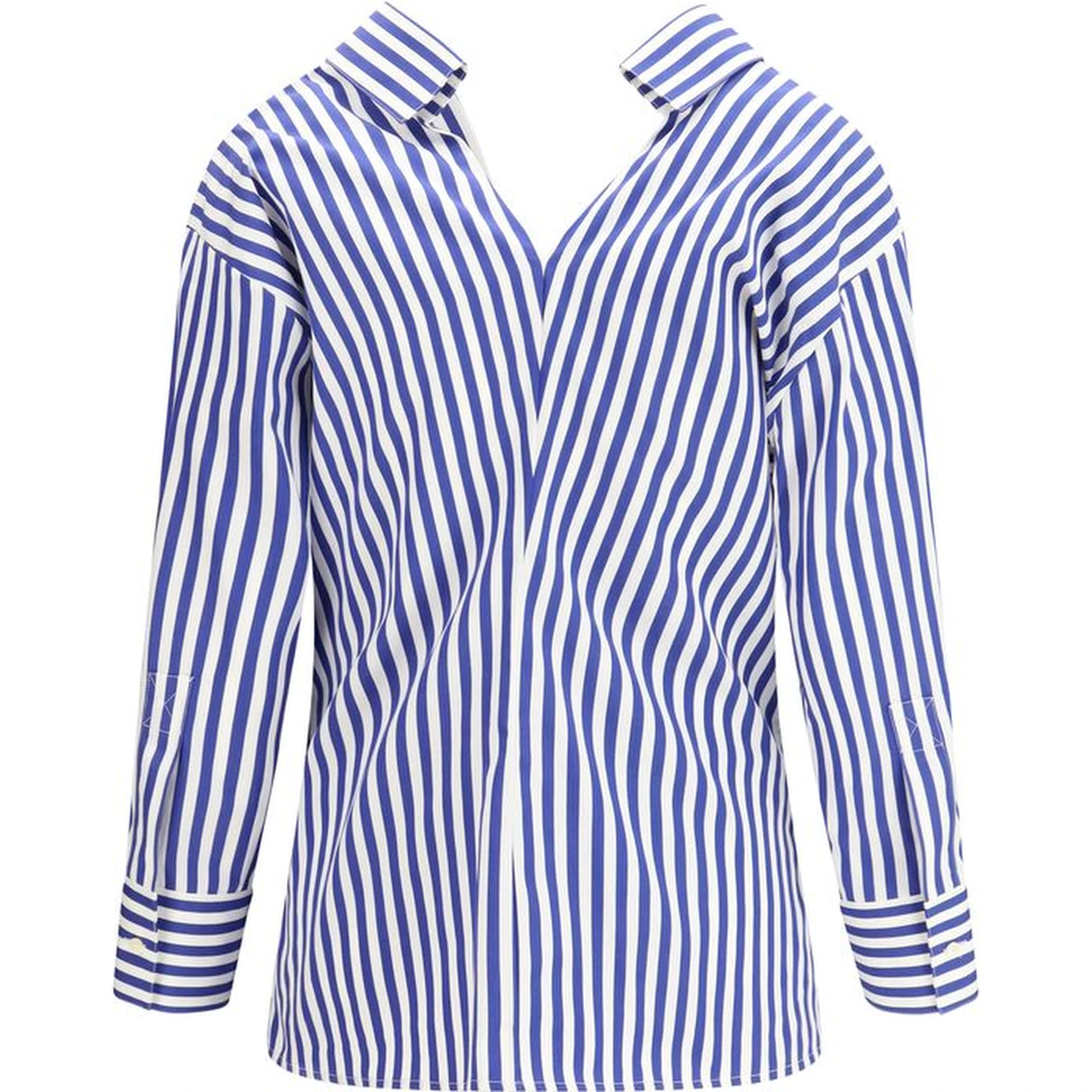 Blue Cotton Pattern Shirt