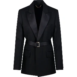 BELTED TAILORED JACKET