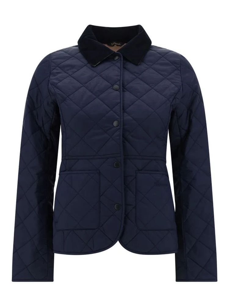 Blue Polyester Coat